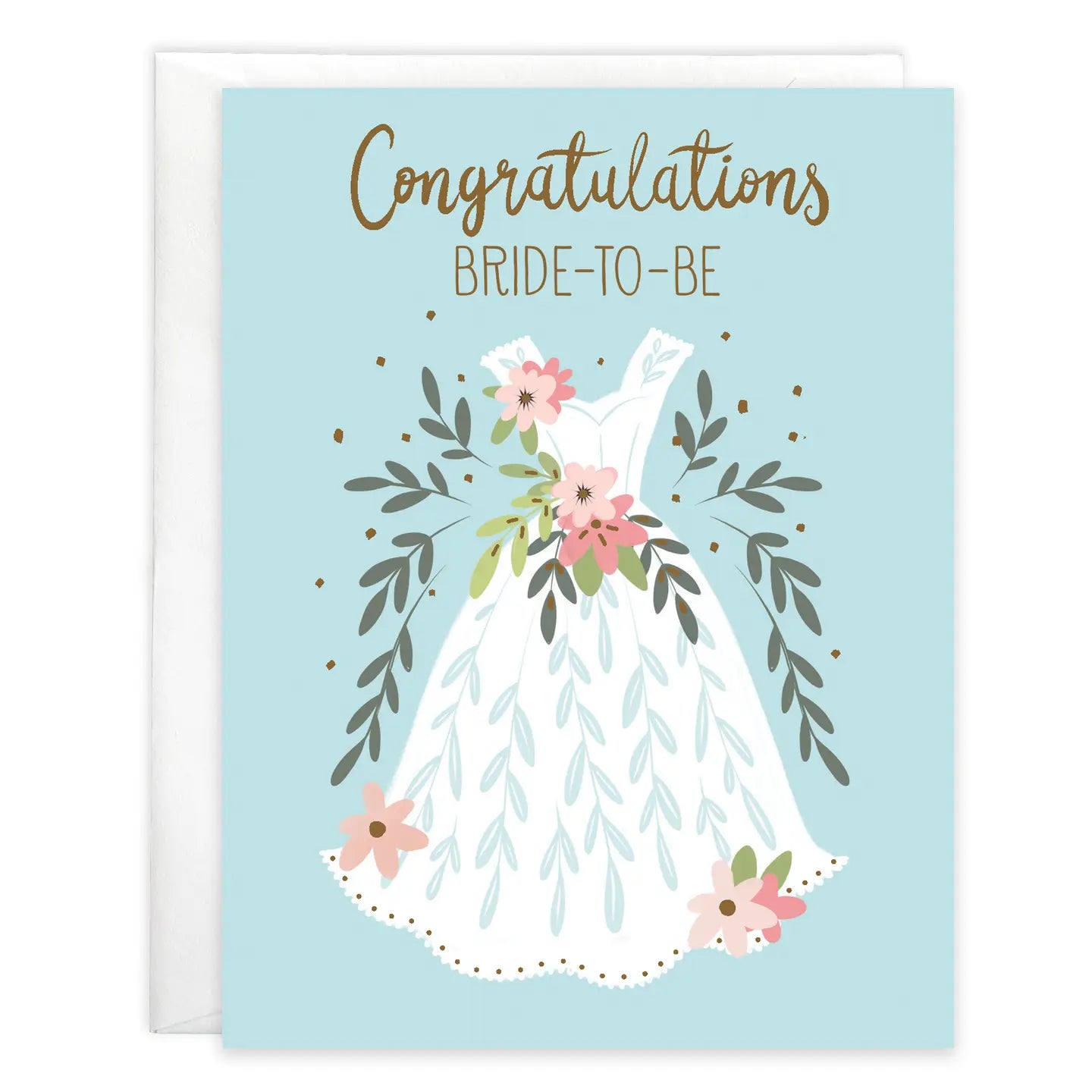 Gina B Designs Wedding Greeting Card - Wedding Dress