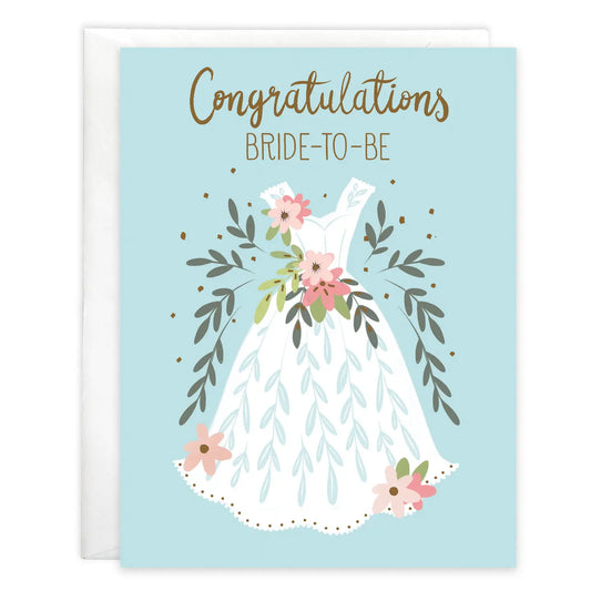 Gina B Designs Wedding Greeting Card - Wedding Dress