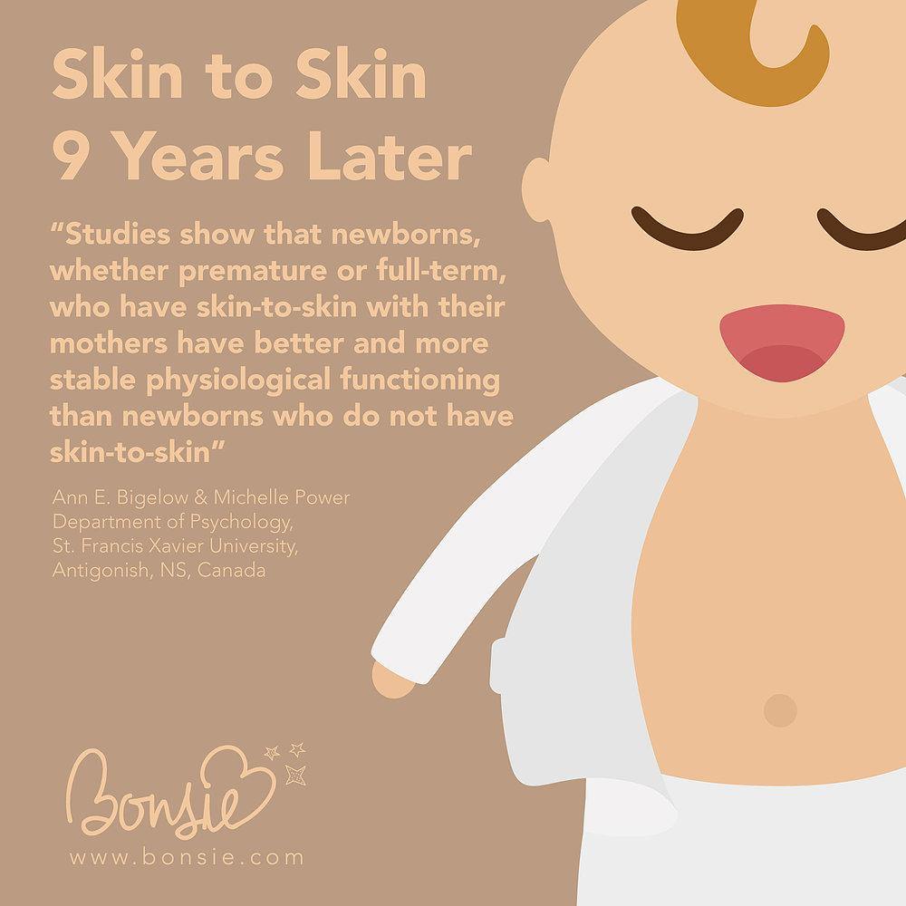 Bonise Skin to Skin Babywear Footie - Ripple