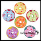 Curious Minds Toys Heart Sprinkle Donut Soft Doh Filled Stretch Ball Assortment