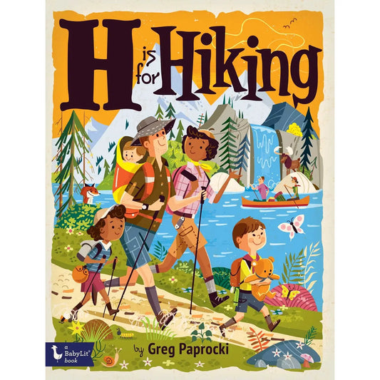 BabyLit Alphabet Primer Board Books - H is For Hiking