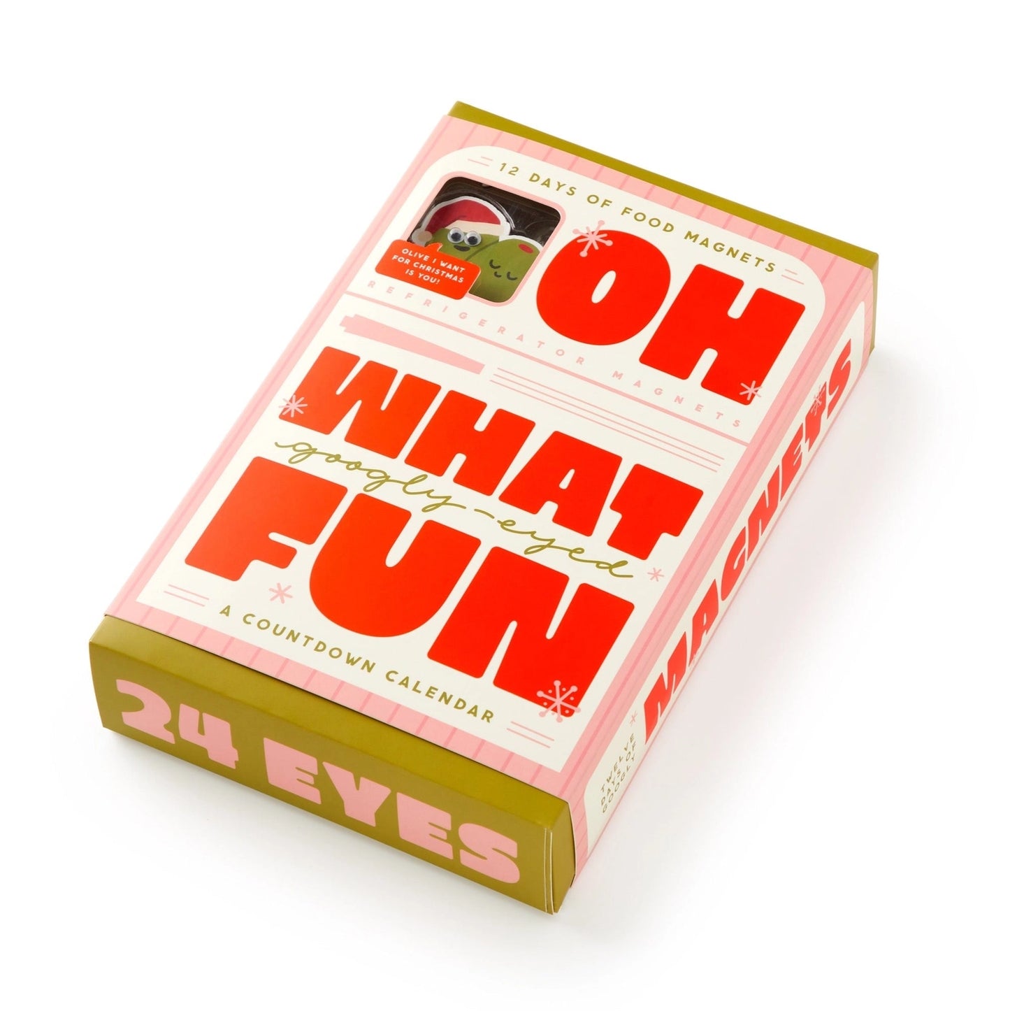 Chronicle Books Brass Monkey What Googly-Eyed Fun Magnet Countdown Calendar