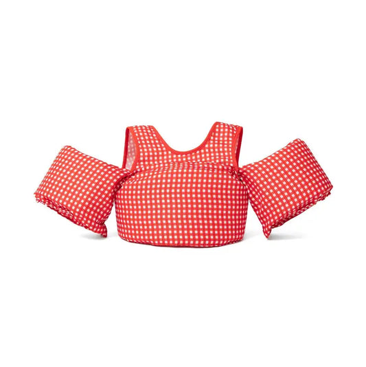 Drip Floats Red Gingham Kids Float - 25-50 Lbs