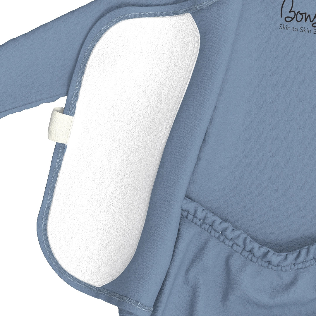 Bonsie Skin to Skin Babywear Footie - Dusty Sky