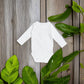 Viverano Organics Basic Peter Pan Long Sleeve Organic Cotton Baby Bodysuit