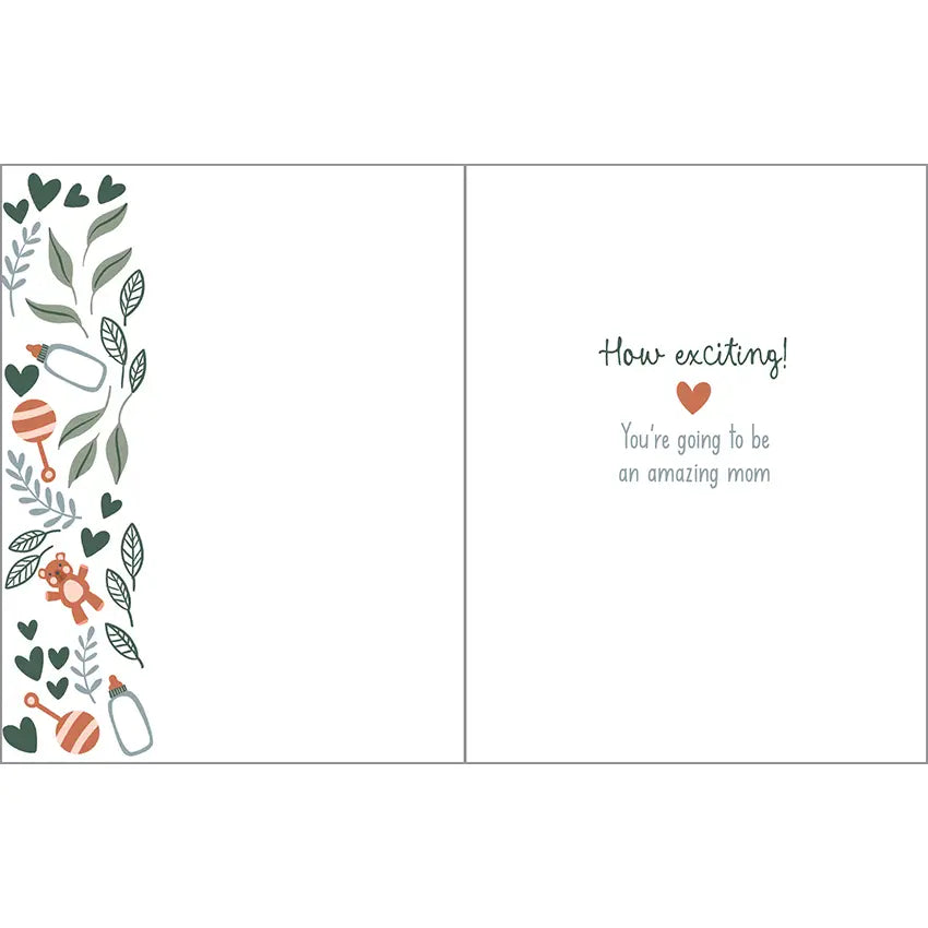 GINA B DESIGNS Baby Greeting Card - Mom-To-Be
