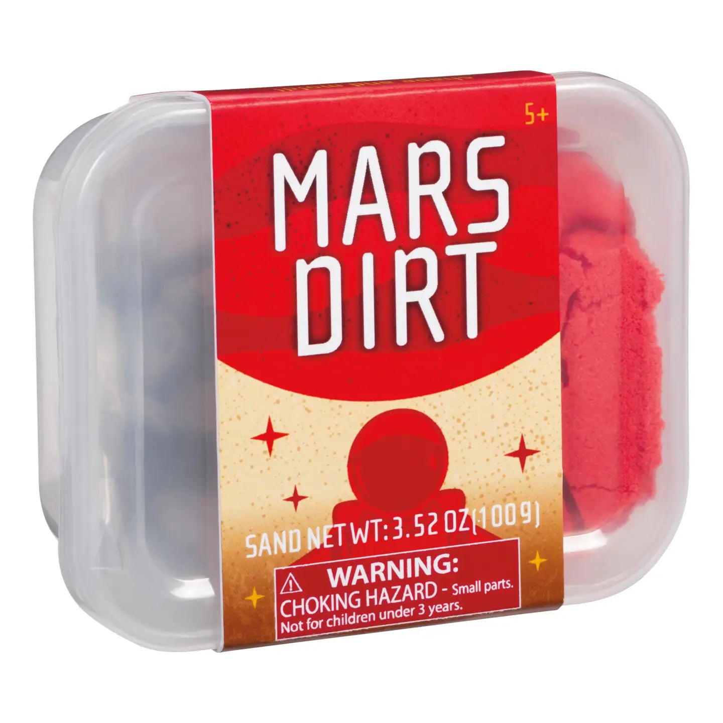 Toysmith Mars Dirt & Moon Dust Kinetic Sand with Space Figurine