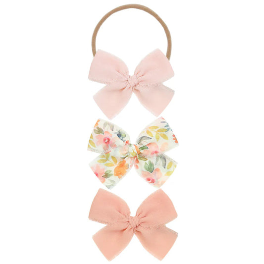 Lou Lou and Company Chiffon Headband Bow 3 Pack