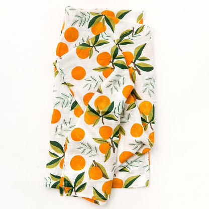 Clementine Kids Cotton Muslin Single Swaddle - Clementine