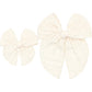 Lou Lou and Company Cloud Muslin Heirloom Bow Clip - Pigtail Set
