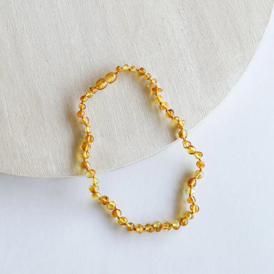 CanyonLeaf Raw Honey Baltic Sea Amber - Beaded Necklace