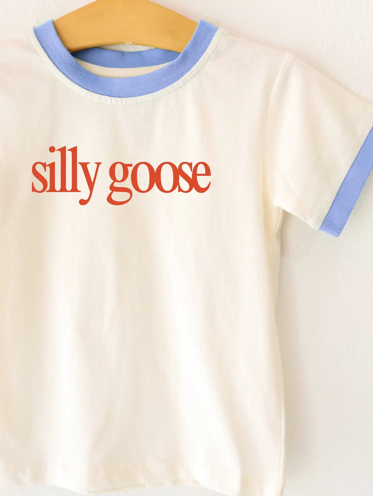 Polished Prints Silly Goose Kids Ringer T-Shirt
