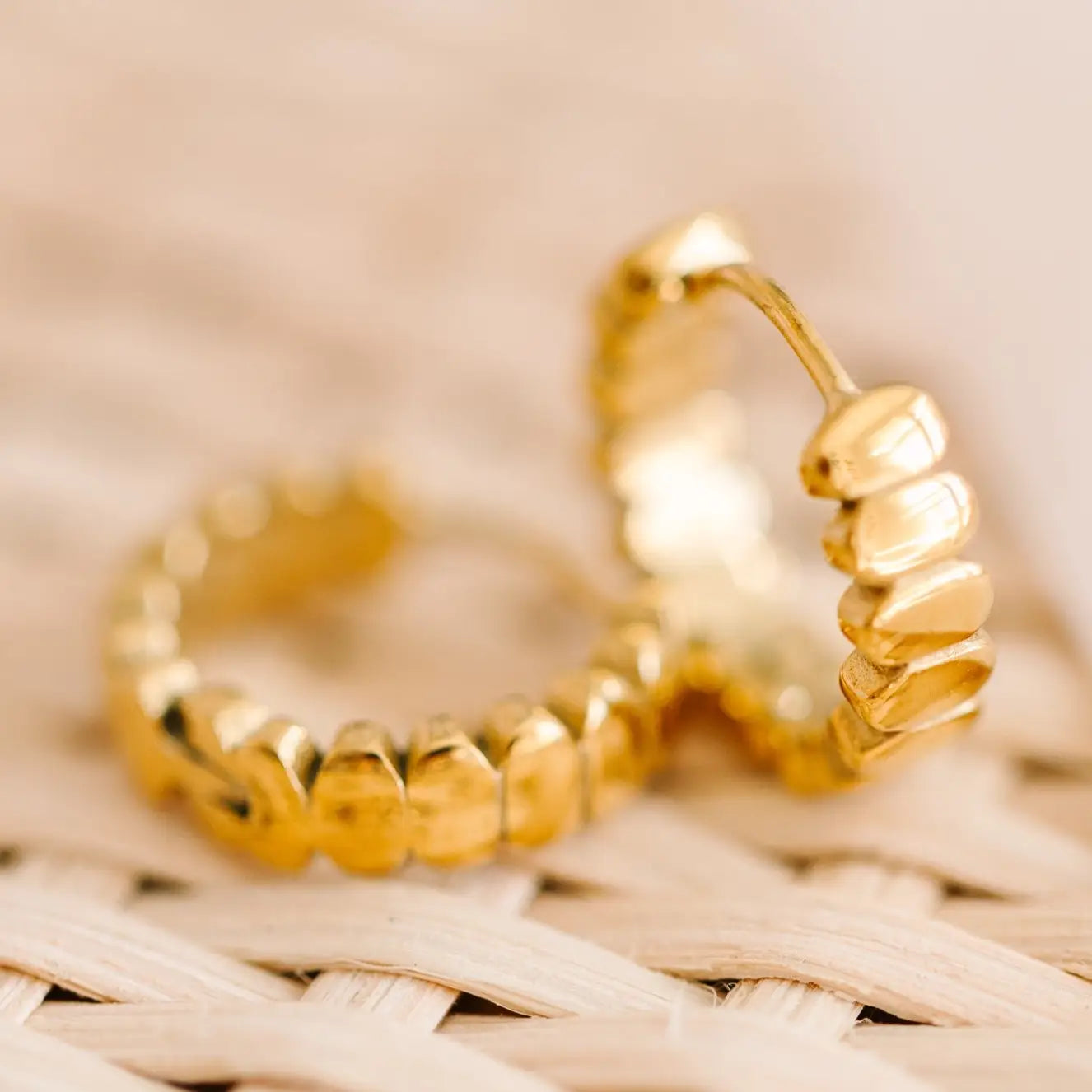 Pierced Co Segmented Huggies