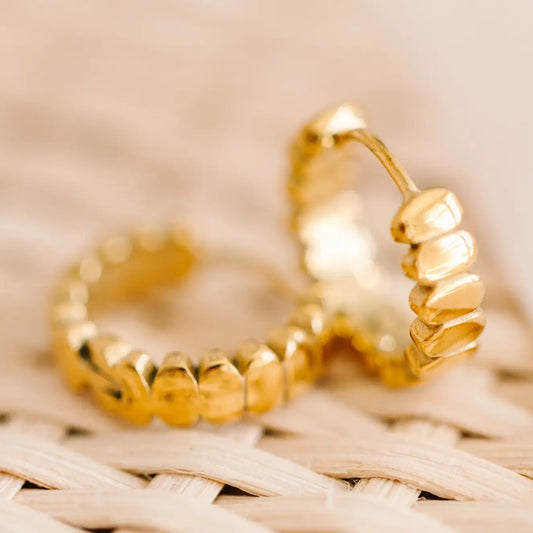 Pierced Co Segmented Huggies