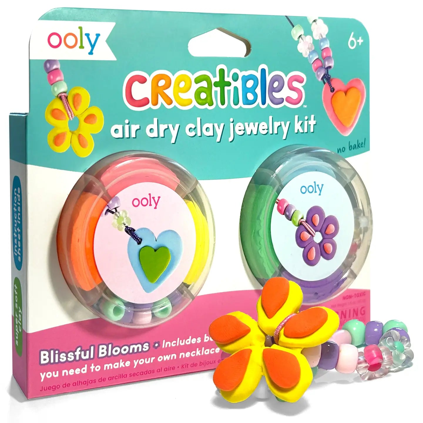 OOLY Creatibles Air Dry Clay Jewelry Kit