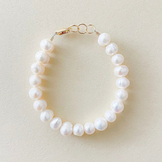 LittleLundsCo Baby Bracelet - Fresh Water Pearl