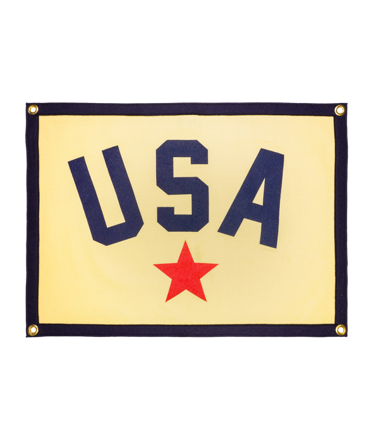 Oxford Pennant USA Camp Flag