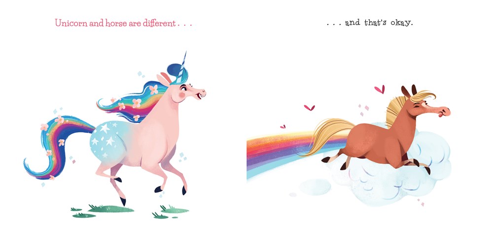 Familius Unicorn and Horse Are Friends