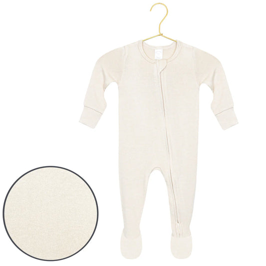 Lou Lou and Company Plush Knit Zipper Footie - Dakota