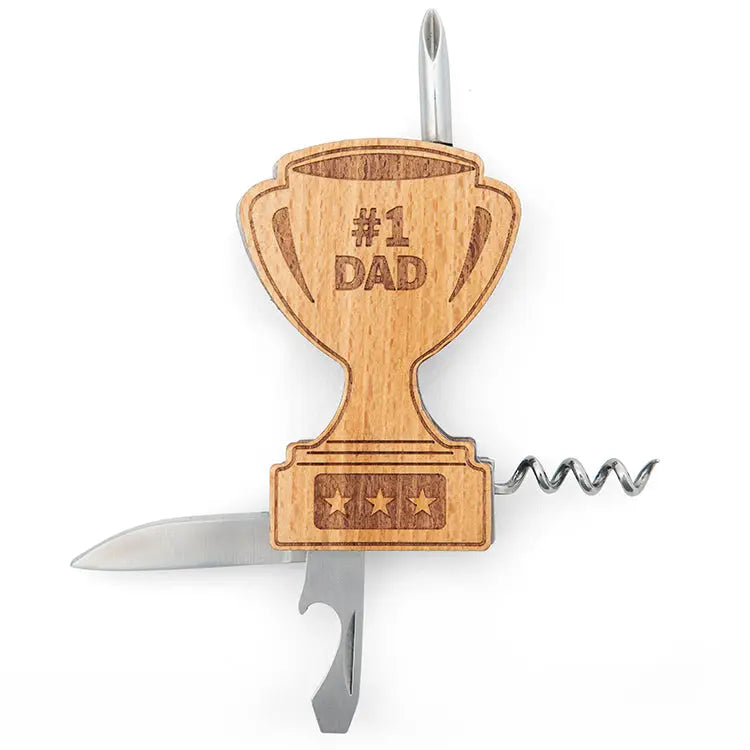Kikkerland Design Inc #1 Dad Trophy Multi-Tool