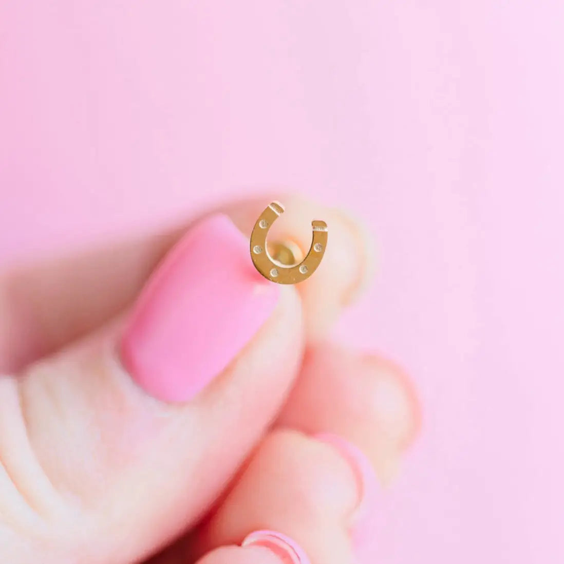 Pierced Co Lucky You Horseshoe Earrings