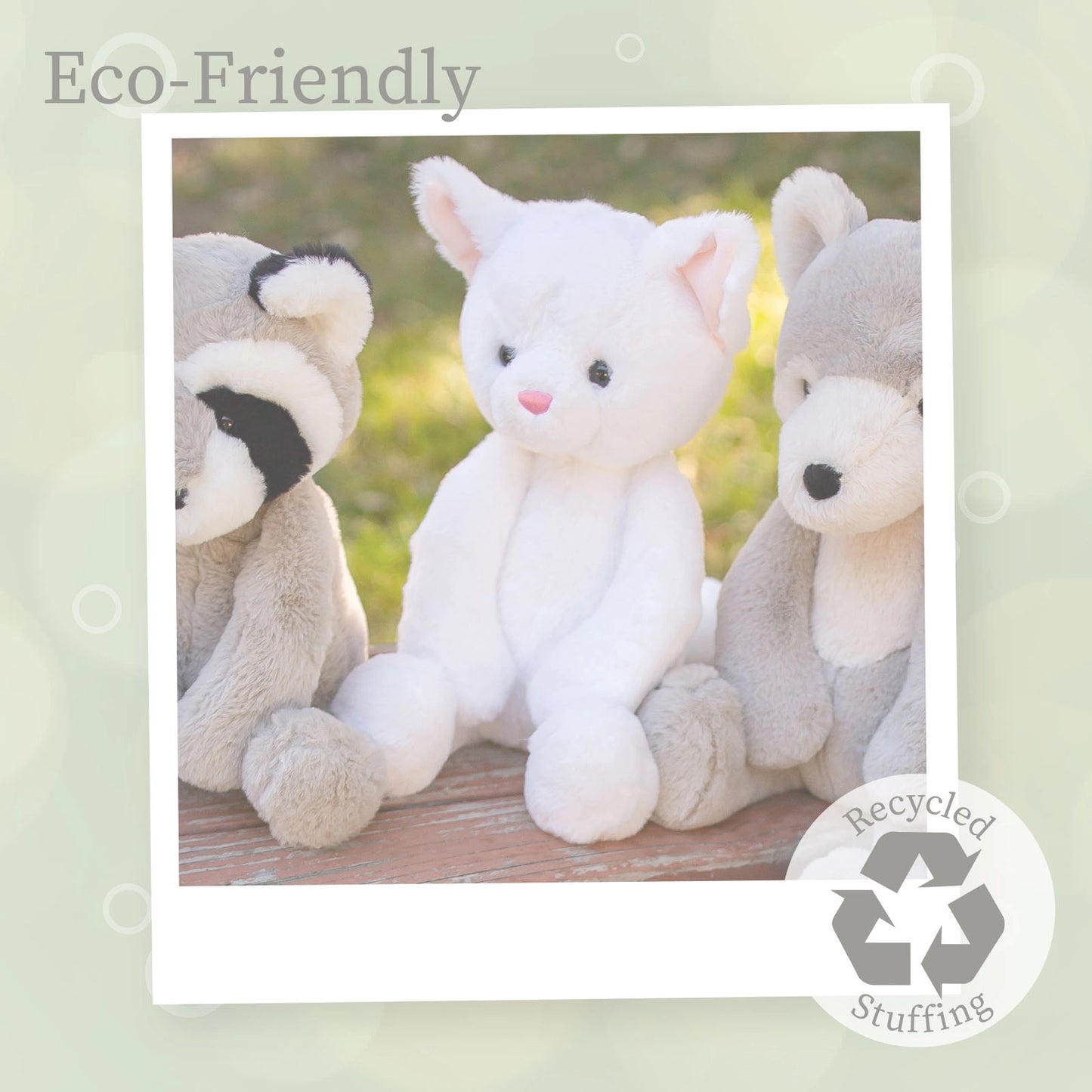 Beverly Hills Teddy Bear Company World's Softest Lushee 16 Inch - Karing Kitty White Plush Toy