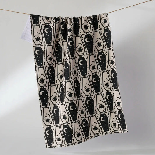 Geometry Gothic Slumber Tea Towel - Halloween 2026
