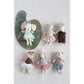 Creative Co-op Cotton Linen Mini Animal Doll