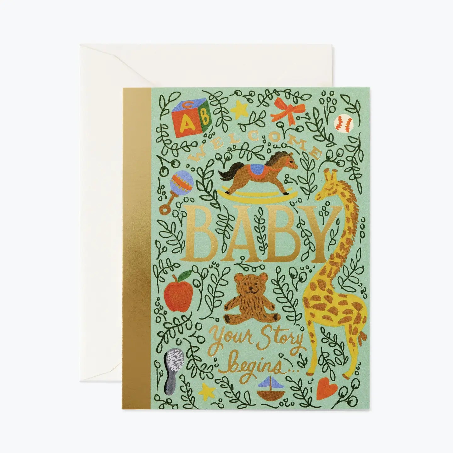 Rifle Paper Co Storybook Baby Card