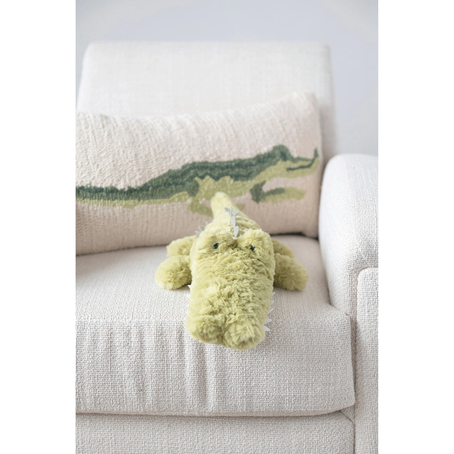 Creative Co op Plush Alligator