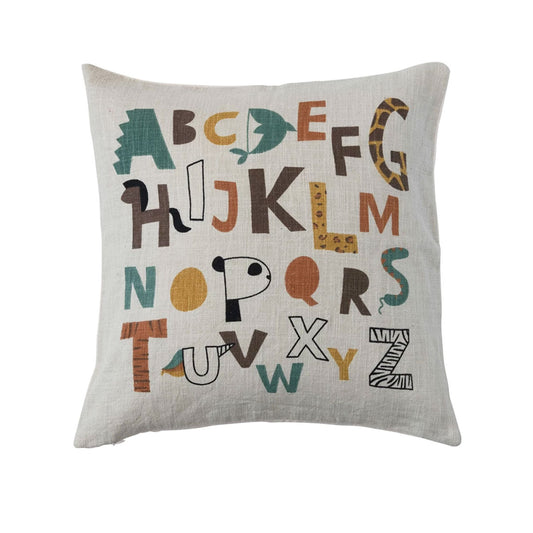 Creative Co-op Cotton Printed Pillow - 20"