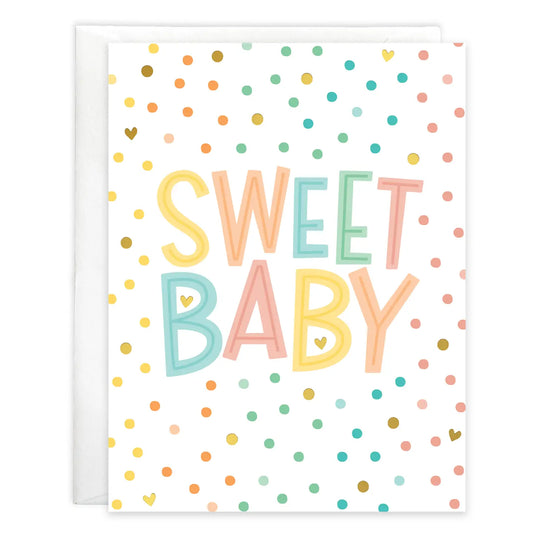 Gina B Designs Baby Greeting Card - Sweet Baby Dots