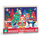 Chronicle Books Festive Friends 12 Piece Wooden Tray Puzzle
