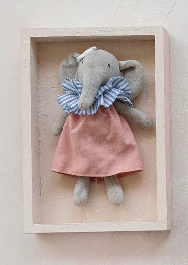 Creative Co op Plush Animal in Ruff Collar