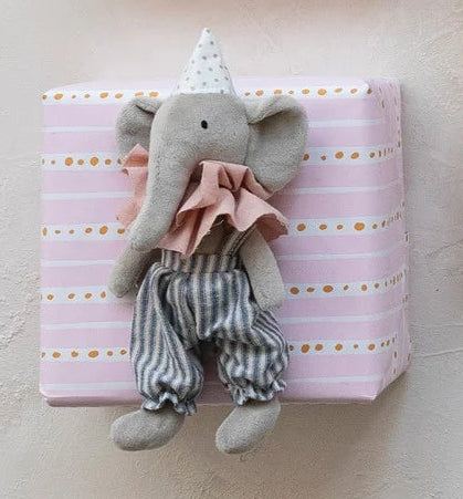 Creative Co op Plush Animal in Ruff Collar