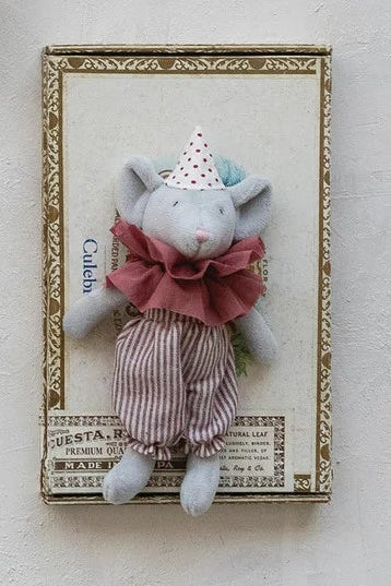 Creative Co op Plush Animal in Ruff Collar