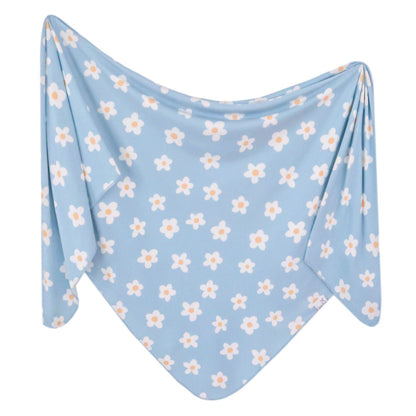 Copper Pearl Knit Swaddle Blanket - Della