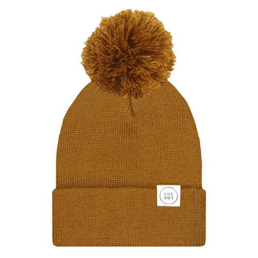 Lou Lou and Company Beanie with Pom - Camel