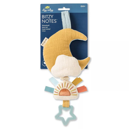 Itzy Ritzy Bitzy Notes - Musical Pull Down Toy - Cloud/Sun