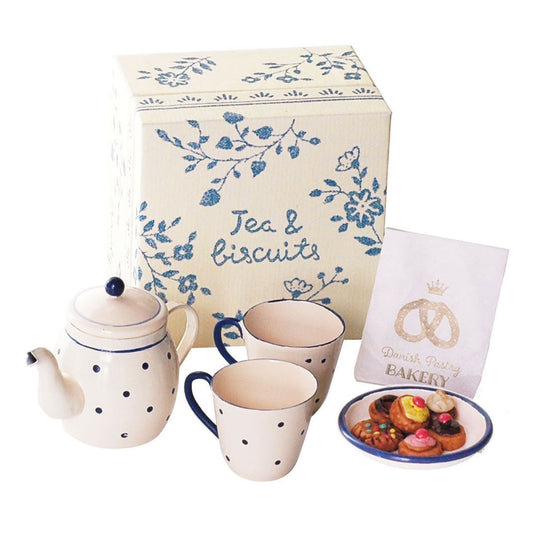 Maileg Miniature Tea and Biscuits for Two