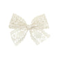 Lou Lou and Company Lace Bow Clip - Ivory