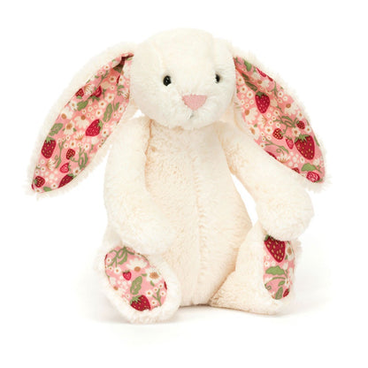 Jellycat Seasonal Little Blossom Bunny - Cream - Berry