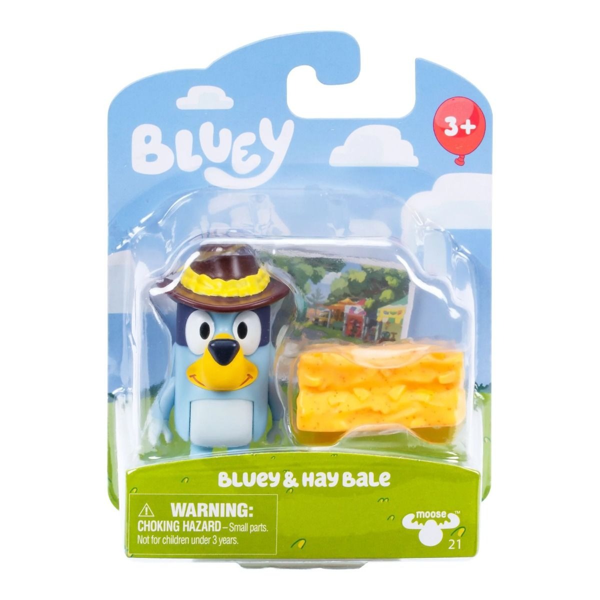 Moose Toys Bluey Story Starter Pack - Bluey and Hay Bale