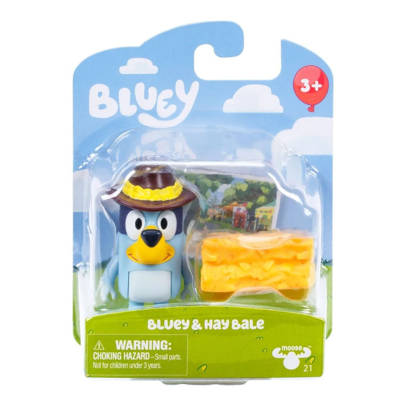 Moose Toys Bluey Story Starter Pack - Bluey and Hay Bale