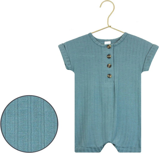 Lou Lou and Company Ribbed Romper - Duke
