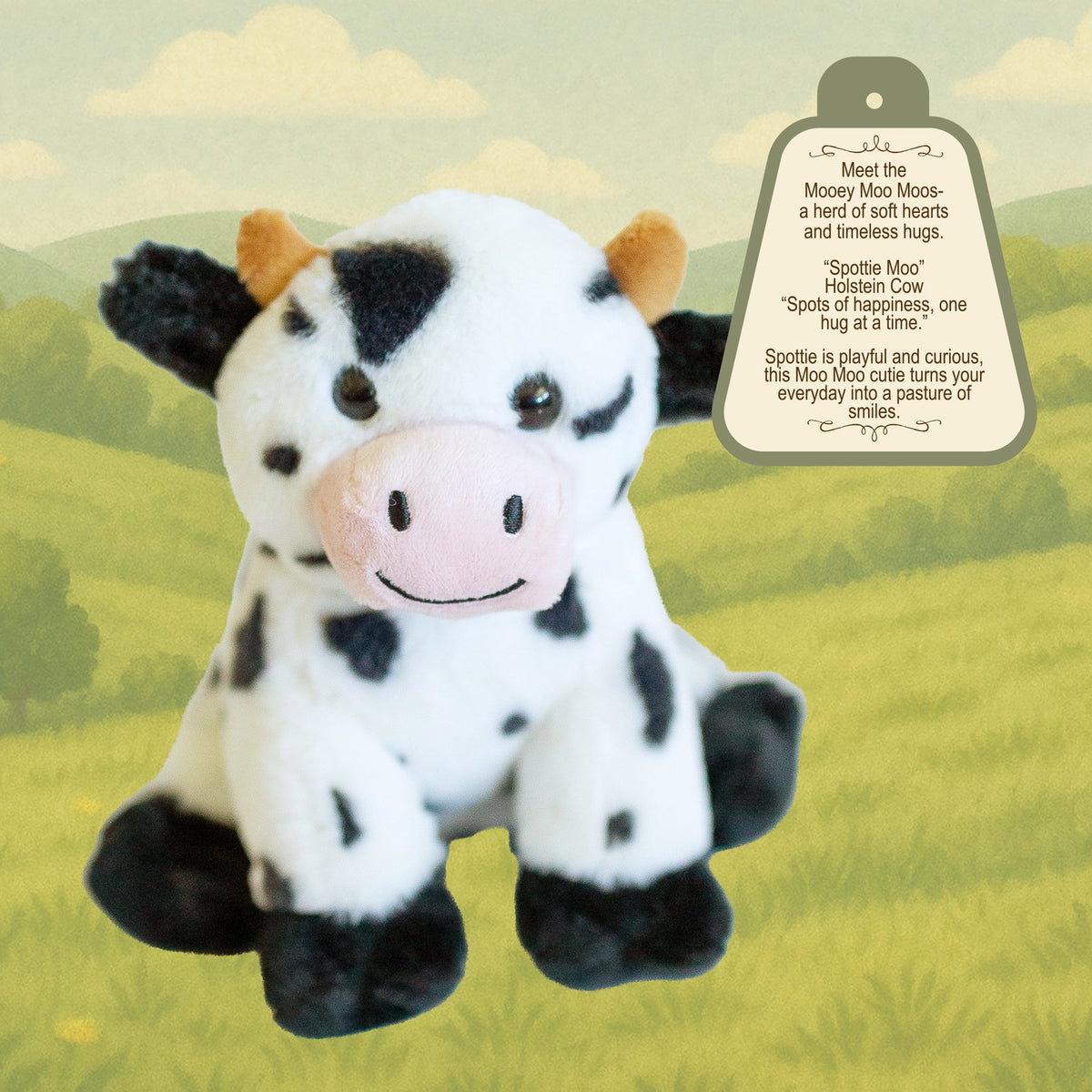 Beverly Hills Teddy Bear Company Mooey Moo Moos Plushee Collection – Assortment