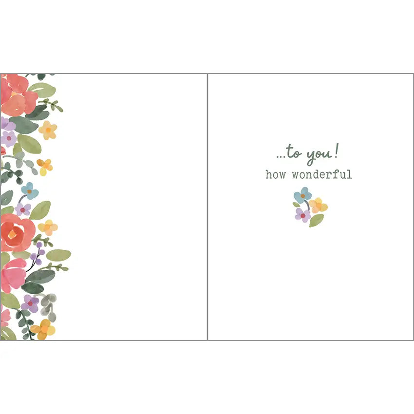 Gina B Designs Congratulations Greeting Card - Bouquet of Congrats