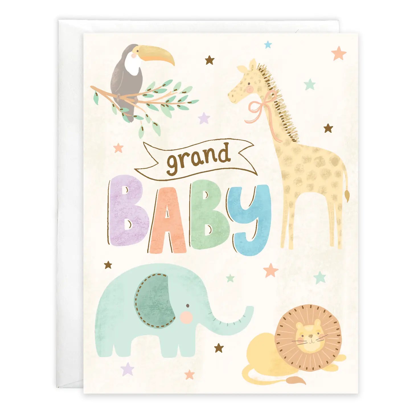 Gina B Designs Baby Greeting Card - Jungle Grand Baby