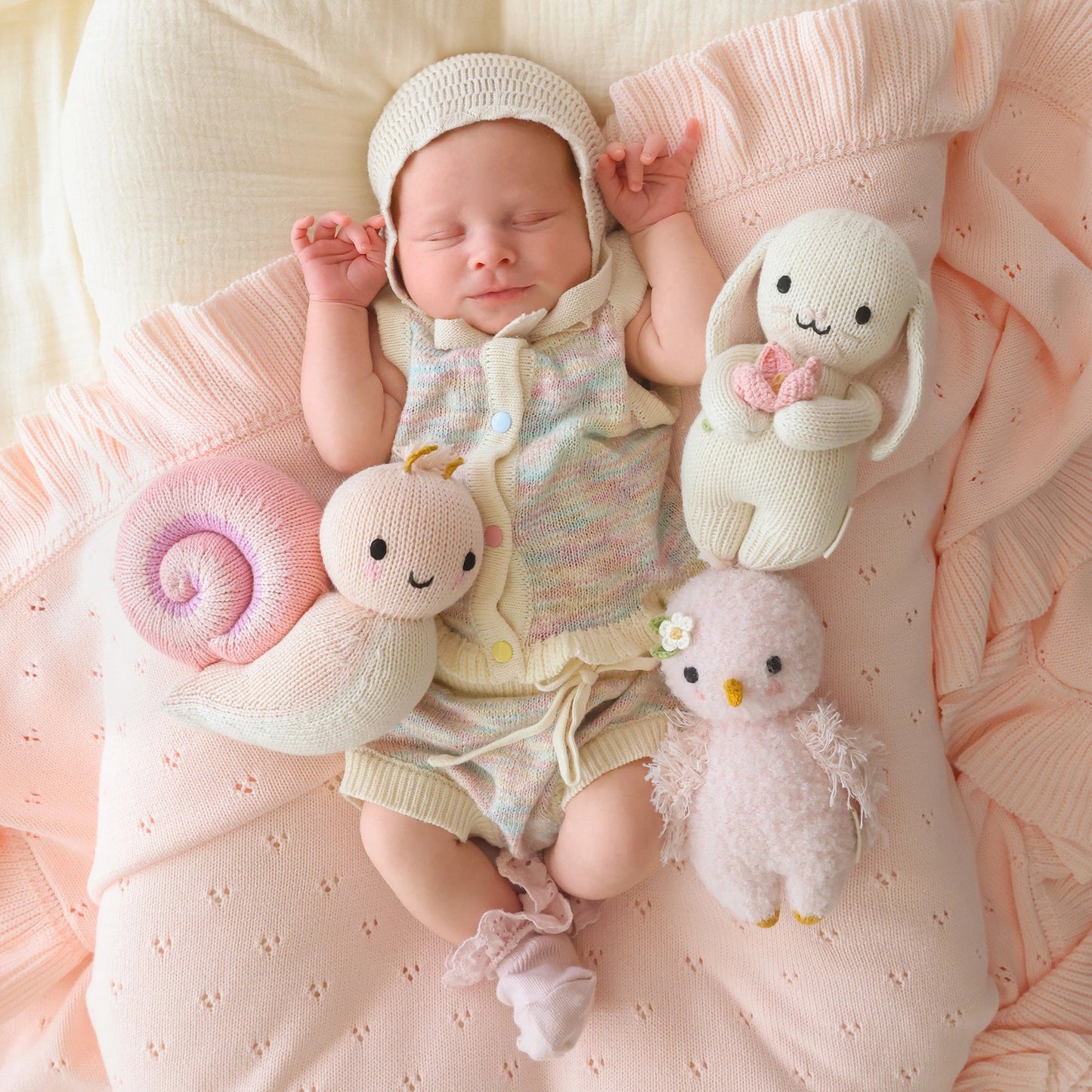Cuddle and Kind Peony Baby Snail