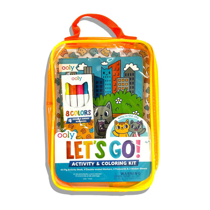 OOLY Let's Go!: Activity & Coloring Kit